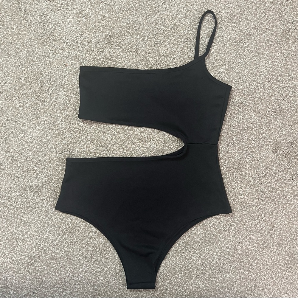 pretty little thing asymmetrical bodysuit